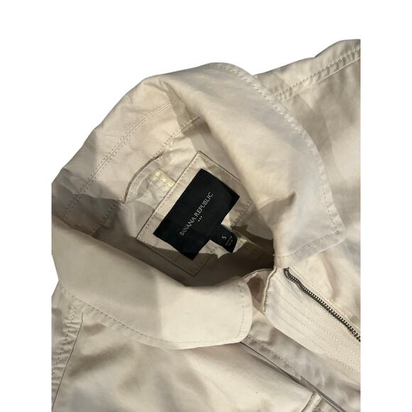 Banana Republic Utility Jacket Khaki Safari Belted Women’s Small - Picture 9 of 9